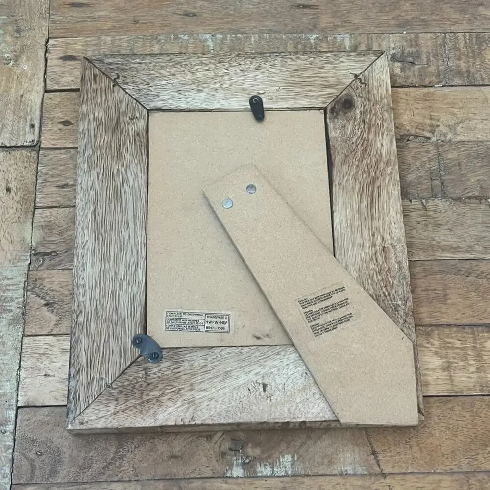 Distressed Dark Wood Picture Frame 5 x 7